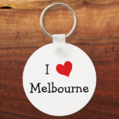 I Love Melbourne Sleutelhanger (Voorkant)
