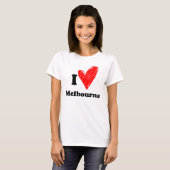 I love Melbourne T-shirt (Voorkant volledig)