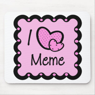 I Love Meme Cute T-Shirt Muismat