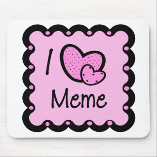 I Love Meme Cute T-Shirt Muismat