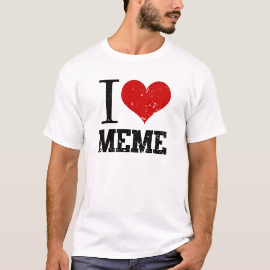 I Love Meme T-shirt (Voorkant)