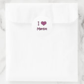 I Love Merlot Ronde Sticker (Tas)