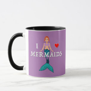 I Love Mermaids Design - Combo Mok