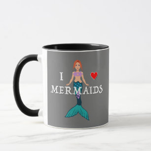 I Love Mermaids Design - Combo Mok
