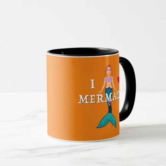 I Love Mermaids Design - Combo Mok (Voorkant rechts)