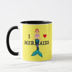 I Love Mermaids Design - Combo Mok