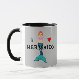 I Love Mermaids Design - Combo Mok