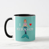 I Love Mermaids Design - Combo Mok (Links)