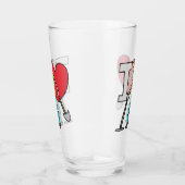 I Love Metal Detection Glas (Rechts)
