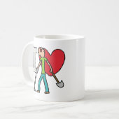 I Love Metal Detection Koffiemok (Voorkant links)