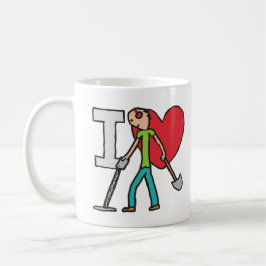 I Love Metal Detection Koffiemok