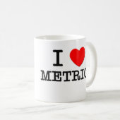 I Love Metrics Koffiemok (Voorkant rechts)