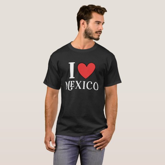 I Love Mexico 7 T-shirt (Voorkant volledig)