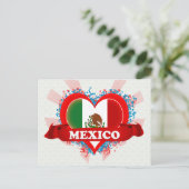  I Love Mexico Briefkaart (Staand voorkant)