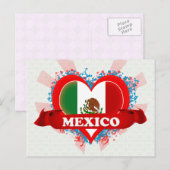  I Love Mexico Briefkaart (Voorkant / Achterkant)