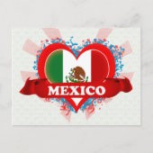  I Love Mexico Briefkaart (Voorkant)