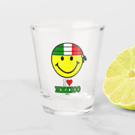 I LOVE MEXICO SHOT GLASS  GLAS