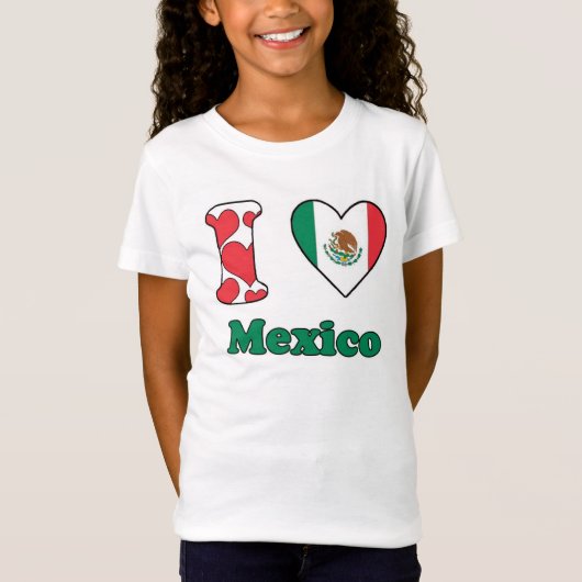 I love Mexico T-shirt (Voorkant)