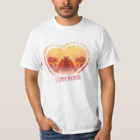 I Love Mexico T-Shirt (Voorkant)