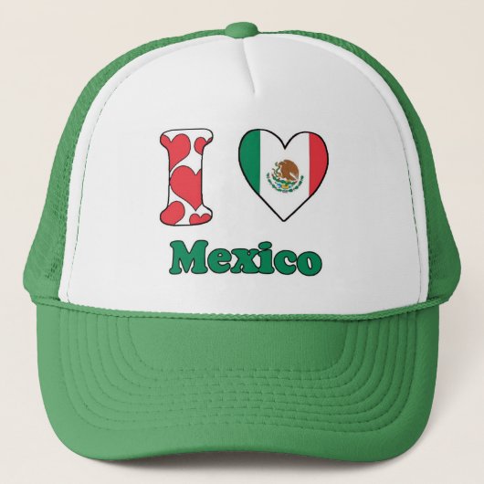 I love Mexico Trucker Pet (Voorkant)