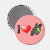 I Love Meyer's Parrots Magneet (Voorkant / Achterkant)
