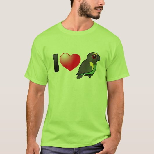 I Love Meyer's Parrots T-shirt (Voorkant)