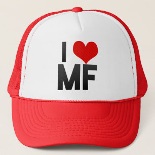 I Love MF Trucker Pet