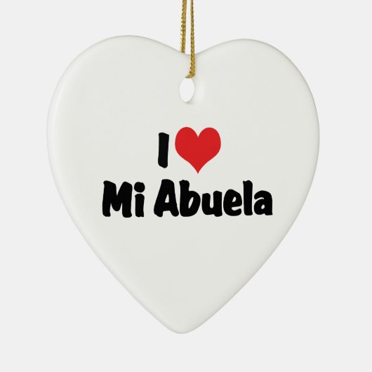 I Love Mi Abuela Ornament (Rechts)