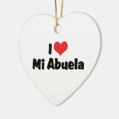 I Love Mi Abuela Ornament (Links)
