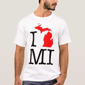 I Love MI Michigan T-Shirt