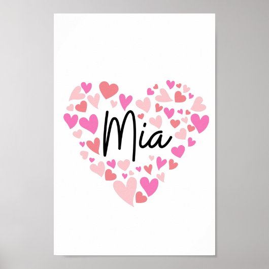 I love Mia Poster (Voorkant)