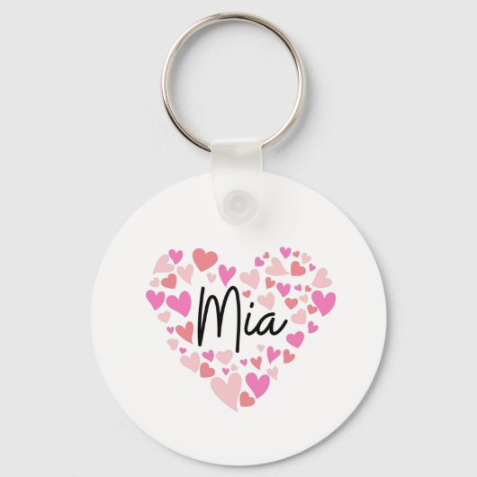 I love Mia Sleutelhanger (Voorkant)