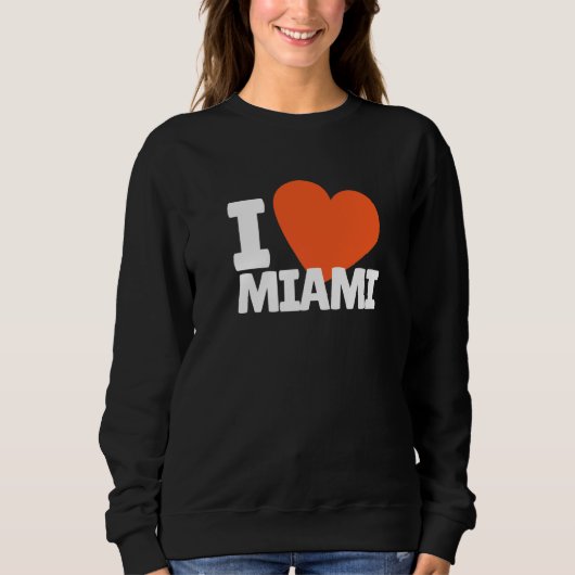 I Love Miami FL State City Fans Trui (Voorkant)
