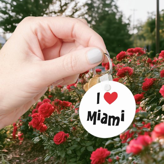 I Love Miami Sleutelhanger
