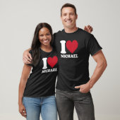 I Love Michael - I Heart Michael T-shirt (Unisex)