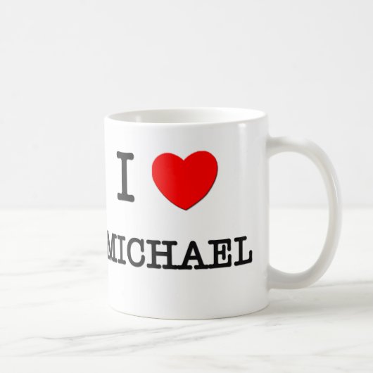 I Love Michael Koffiemok (Rechts)