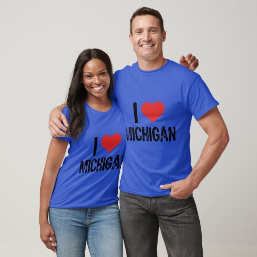 I Love Michigan 4 T-shirt (Unisex)