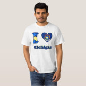 I love Michigan T-shirt (Voorkant volledig)