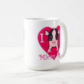 I Love Micro Pigs Koffiemok (Voorkant rechts)