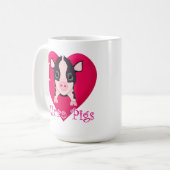 I Love Micro Pigs Koffiemok (Voorkant links)