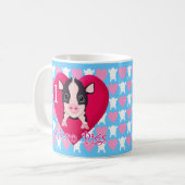 I Love Micro Pigs Koffiemok (Voorkant links)