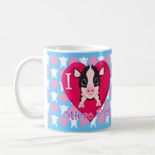 I Love Micro Pigs Koffiemok