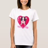 I Love Micro Pigs T-shirt (Voorkant)