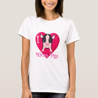 I Love Micro Pigs T-shirt
