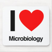 i love microbiology muismat (Voorkant)