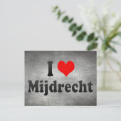 I Love Mijdrecht, Netherlands Briefkaart (Staand voorkant)
