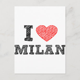 I Love Milan Briefkaart