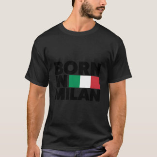 I Love Milano Geboren in Milaan Illustratie T-shirt