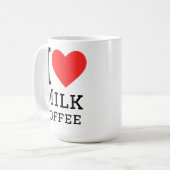I love milk coffee koffiemok (Voorkant links)