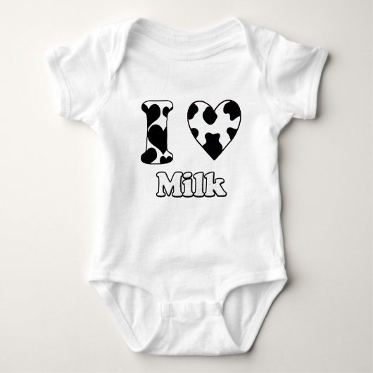 I love milk romper (Voorkant)